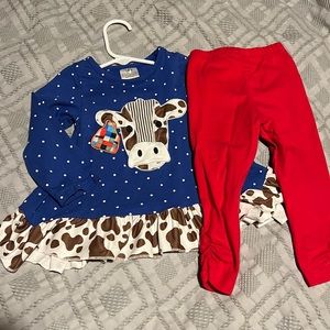 Cow Boutique outfit LIKE NEW 2XS